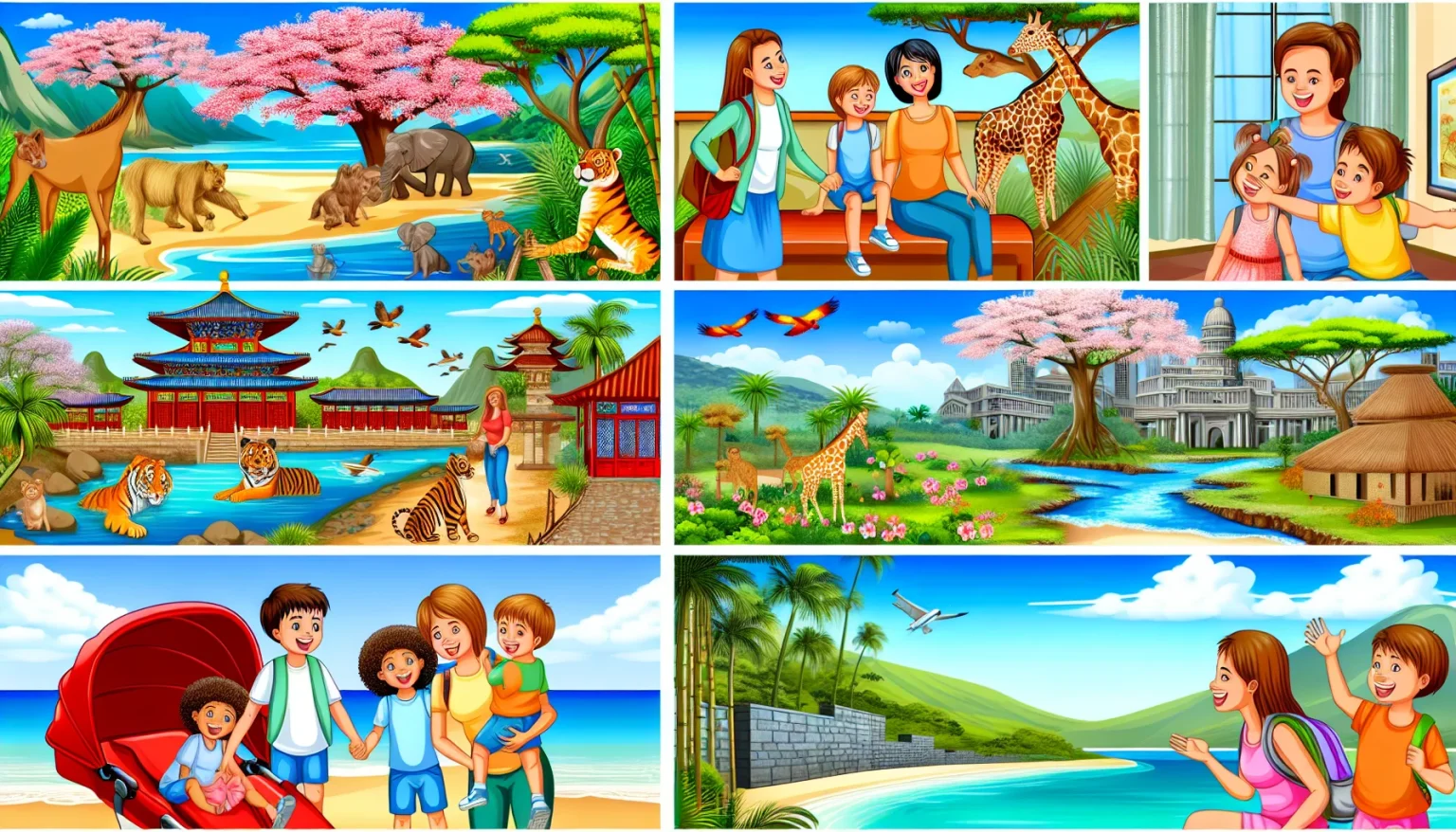 السفر مع الأطفال: وجهات آمنة وممتعة للعائلة