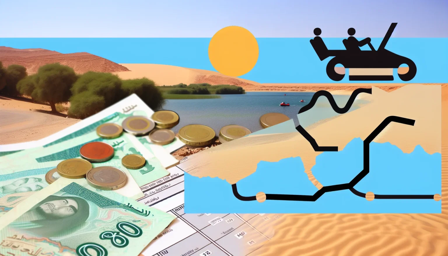 رحلة يوم واحد إلى وادي الريان: التكلفة، الطريق، وأفضل وقت للزيارة