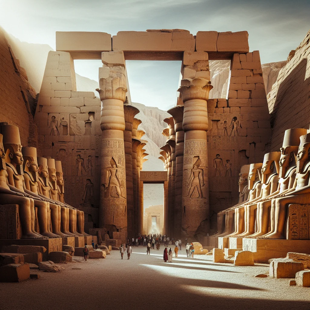 زيارة خاطفة لمعبد الكرنك في الأقصر