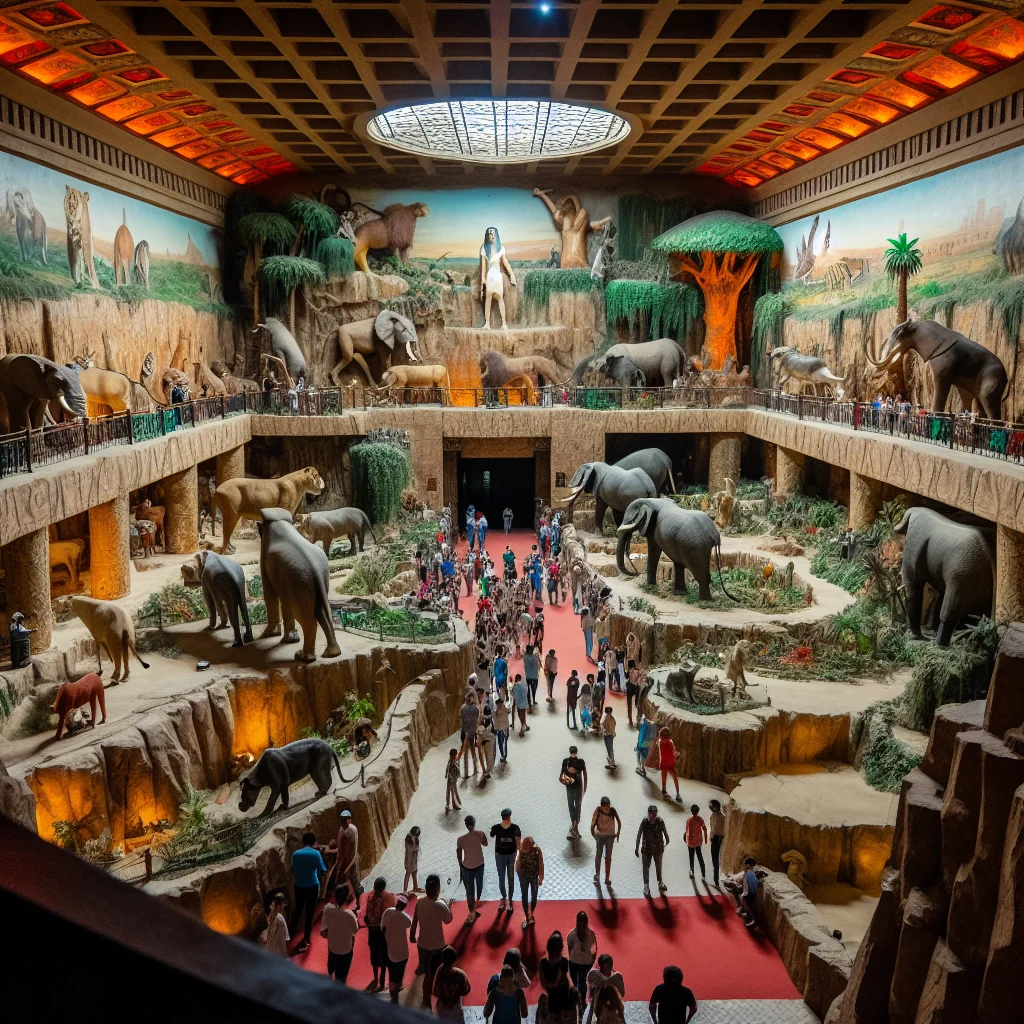 جولة اقتصادية داخل حديقة الحيوان بالجيزة