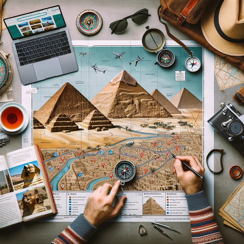 إزاي تخطط لرحلة إلى الأهرامات بدون دليل سياحي