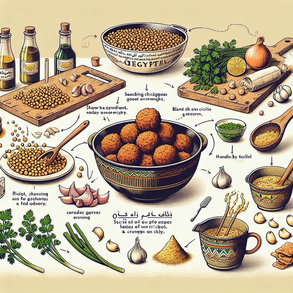 الطعمية المصرية طريقة التحضير وأسرار القرمشة