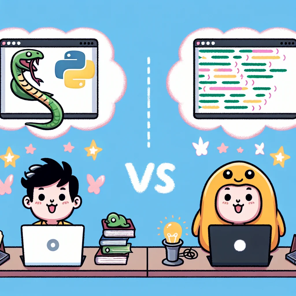ما الفرق بين لغة البرمجة Python و JavaScript؟
