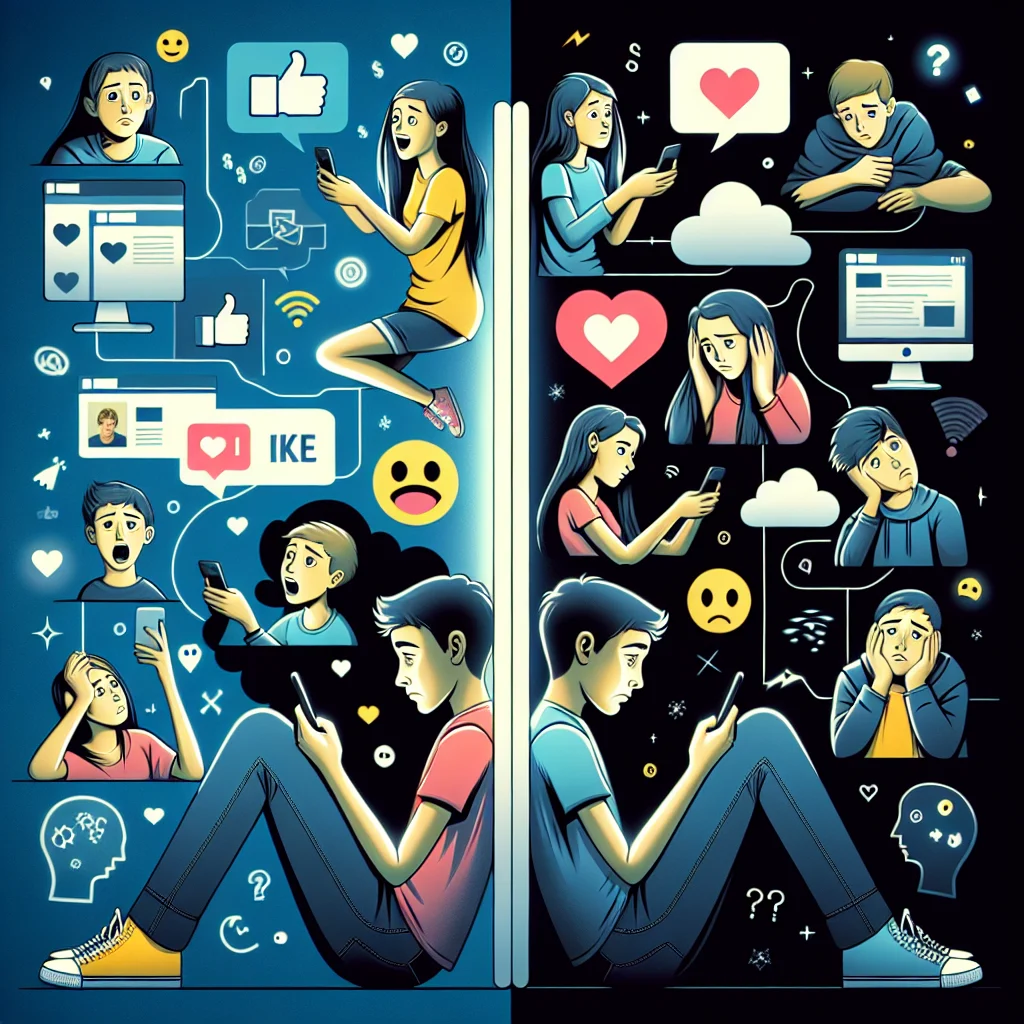 التأثير النفسي لوسائل التواصل على المراهقين