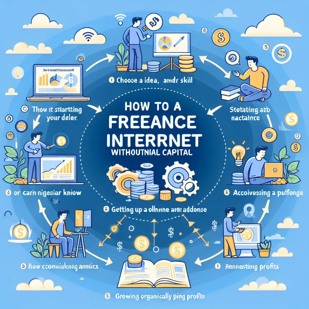 كيف تبدأ نشاطك الحر على الإنترنت من غير رأس مال