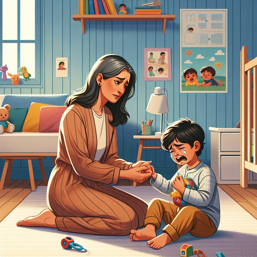 كيف تتعامل الأم مع نوبات الغضب عند الطفل؟