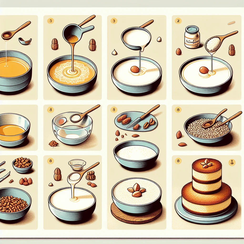 طريقة عمل البسبوسة بالقشطة خطوة بخطوة