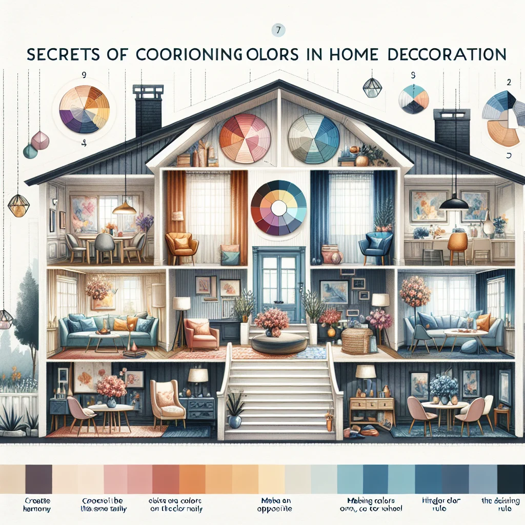 أسرار تنسيق الألوان في ديكور البيت