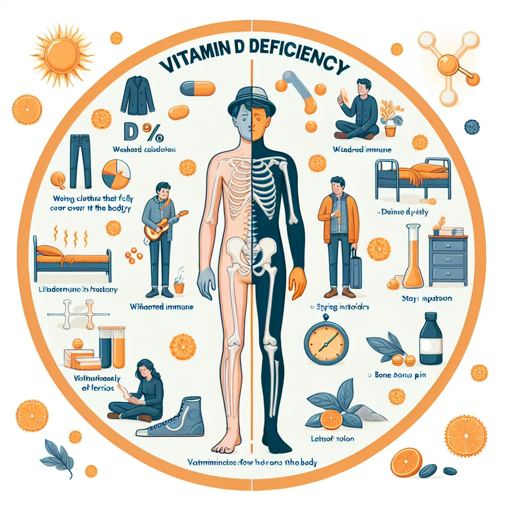 أسباب نقص فيتامين د وتأثيره على الجسم