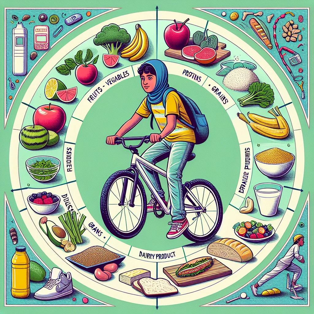 نظام غذائي متوازن يناسب المراهقين