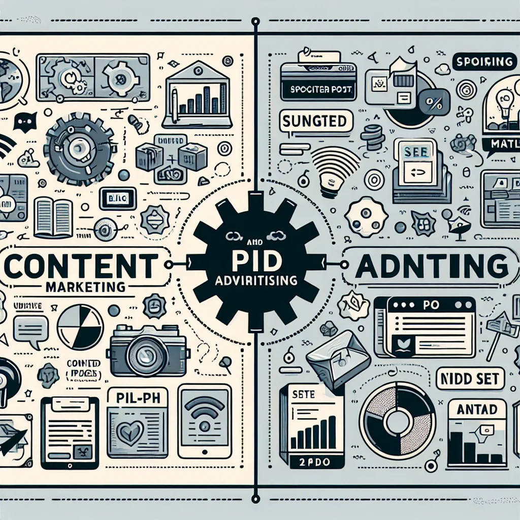 الفرق بين التسويق بالمحتوى والإعلانات المدفوعة