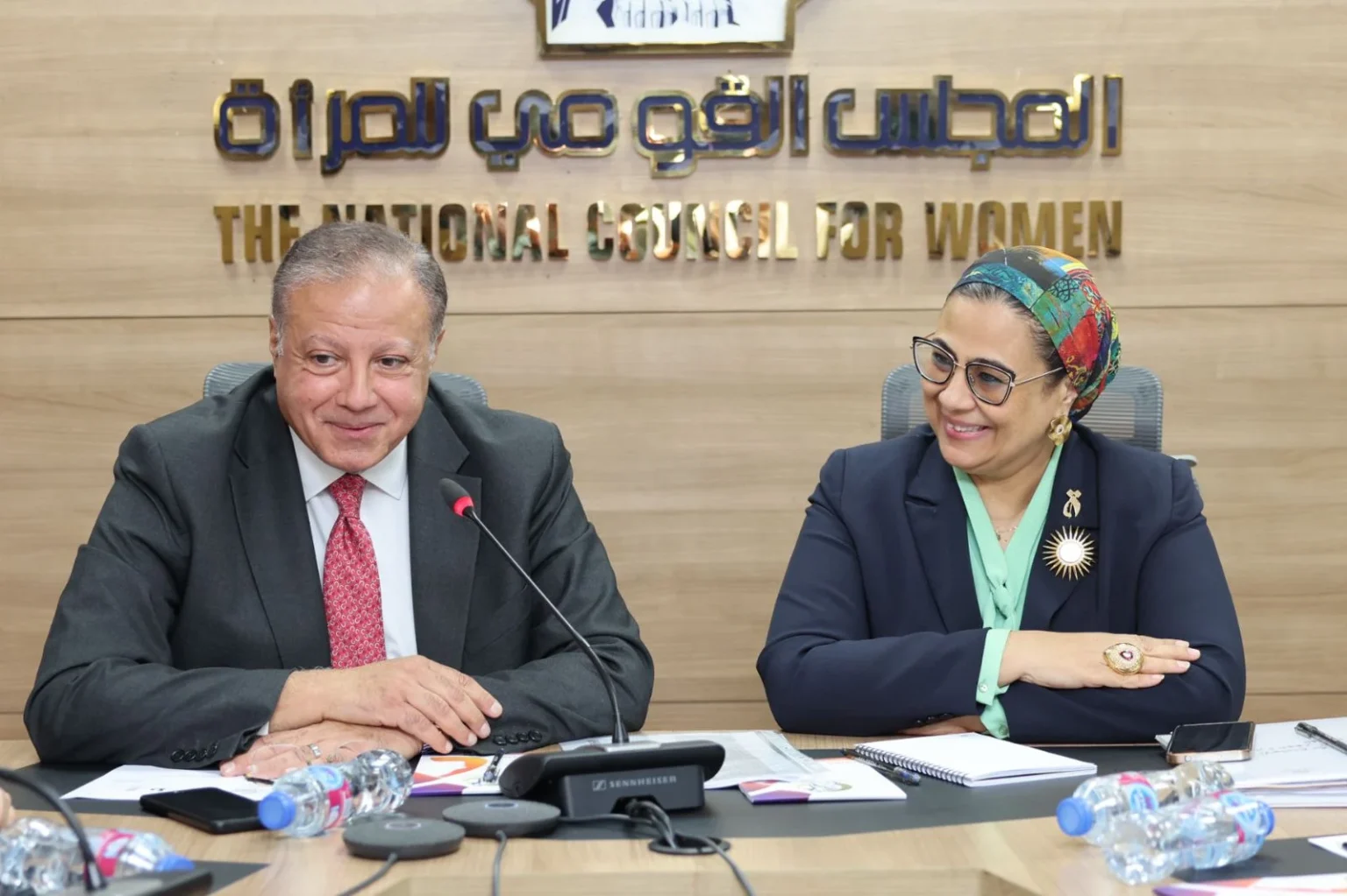 أمل عمار ورئيس الجهاز المصري للملكية الفكرية يناقشان آليات التعاون