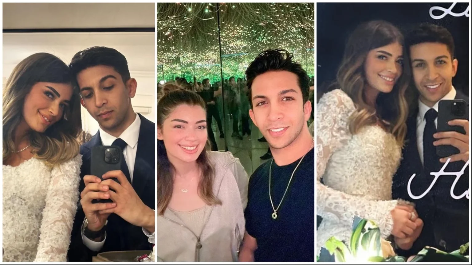 في عيد ميلادها الـ22.. رومانسية ليلى أحمد زاهر مع زوجها