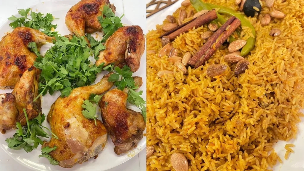 خطوات إعداد كبسة الفراخ