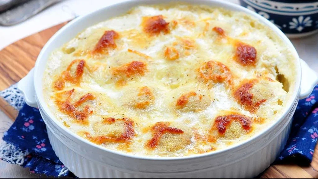 وصفة الدجاج بالبطاطس والكريمة