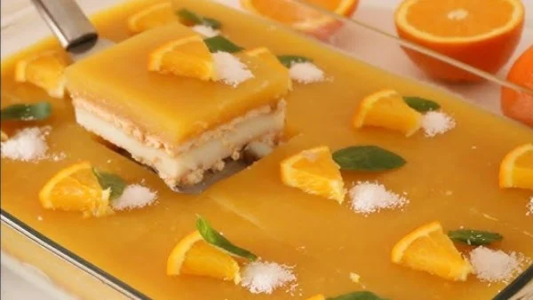 حلى السميد بالبرتقال: مذاق لذيذ ورائحة فواحة ومظهر جذاب