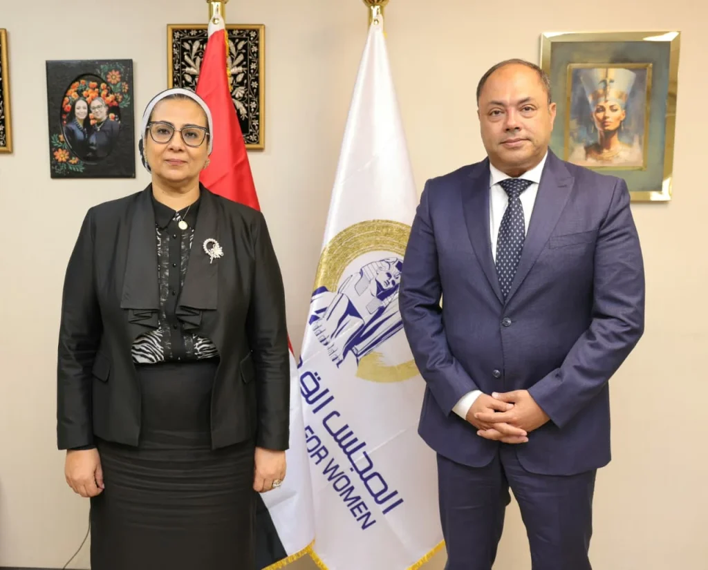 المستشارة أمل عمار تستقبل رئيس هيئة تنمية الصعيد لبحث آفاق التعاون