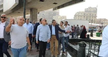 محافظ القاهرة يتفقد ميدان رمسيس لمتابعة التطوير ورفع الإشغالات 1 afkarjadida.com 20250927532947