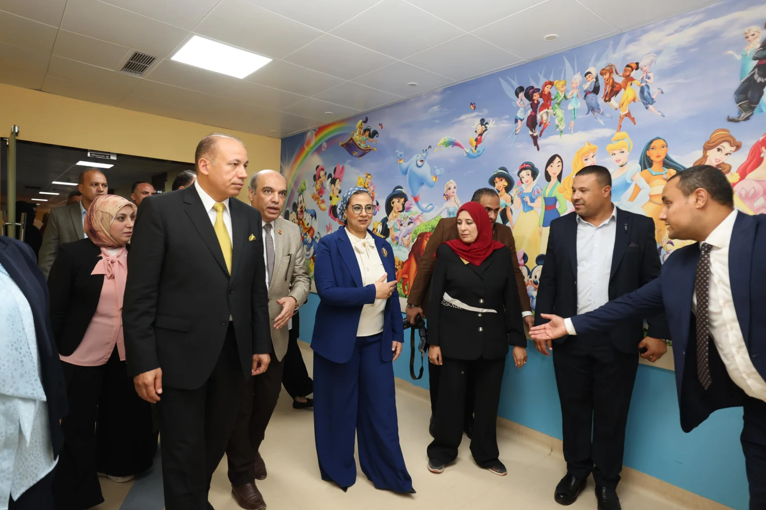 أمل عمار تفقد وحدة مناهضة العنف ضد المرأة بجامعة المنصورة