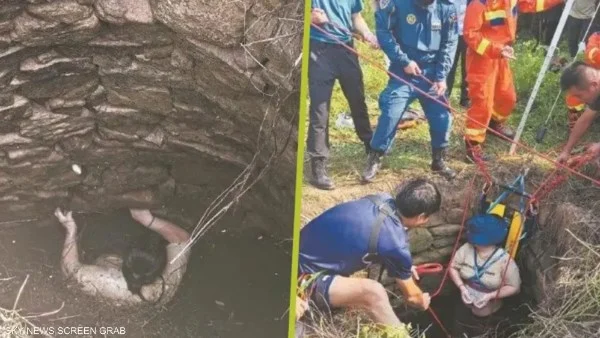 معجزة من أعماق البئر: صينية تتحدى الموت 54 ساعة في الظلام مع أفاعٍ