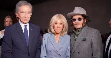 زوجة الرئيس الفرنسي وجوني ديب أبرز حضور عرض ديور خلال أسبوع الموضة بباريس