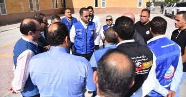 نائب وزير الصحة يزور ميناء رفح البري لضمان جاهزية الخدمات الطبية والطوارئ