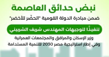 إطلاق فاعلية نبض حدائق العاصمة ضمن مبادرة اتحضّر للأخضر الجمعة