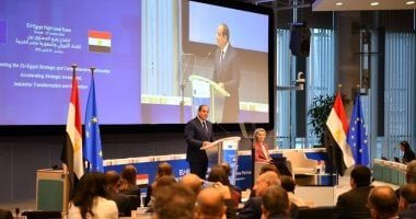 السيسي بالقمة المصرية الأوروبية: دعوة لزيارة مصر وبيئة استثمارية محفزة