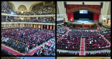 جامعة القاهرة: إقبال كثيف من الطلاب على ندوة الداعية مصطفى حسنى