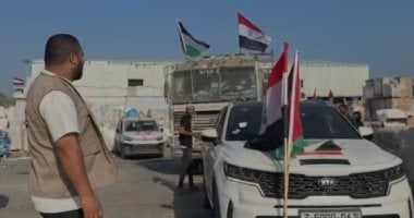اللجنة المصرية فى غزة تقود أكبر قافلة مساعدات إنسانية لأهالى القطاع