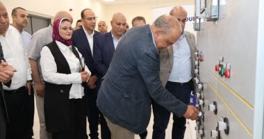 وزير الكهرباء يفتتح تشغيل خط عيون موسى شرق الإسماعيلية