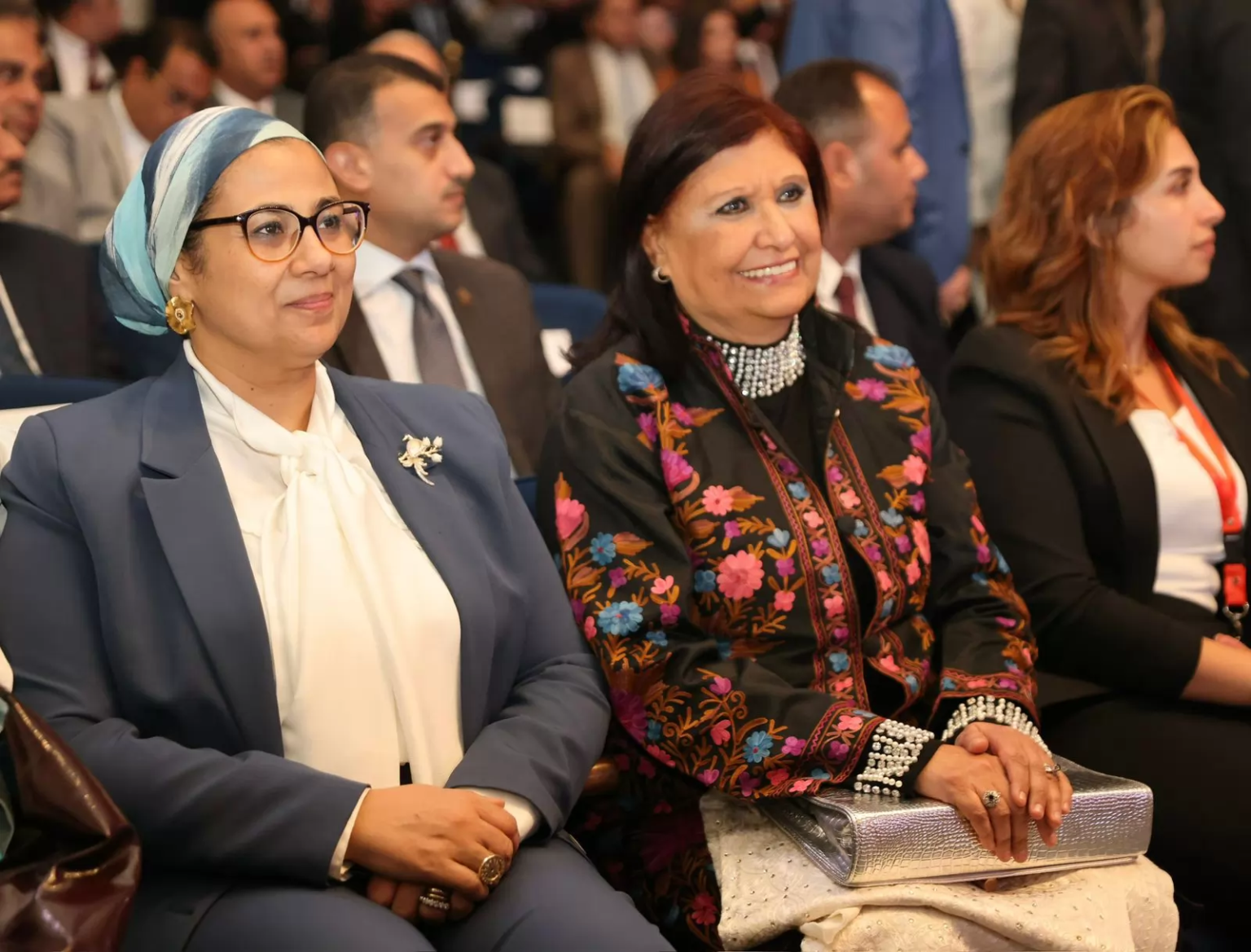 رئيسة المجلس القومي للمرأة تشارك في احتفال اليوبيل الماسي للهيئة القبطية الإنجيلية