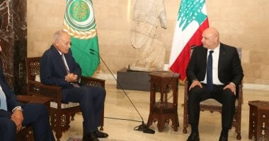أحمد أبو الغيط يلتقي رئيس لبنان ويدعو للضغط على إسرائيل لإنهاء الاحتلال