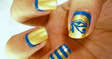 تألقي برسومات أظافر فرعونية أنيقة في 4 خطوات سهلة