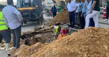 محافظة الجيزة: إغلاق مؤقت للمياه في حدائق الأهرام بسبب كسر خط 800م قيد الإصلاح