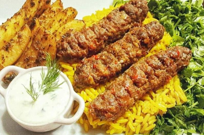 الأرز البسمتي المفلفل الأبيض بريحة المشاوى