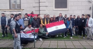 المصريون فى روما يصوتون في انتخابات مجلس النواب