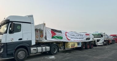 إطلاق قافلة زاد العزة الـ68 إلى غزة بحمولة 280 ألف سلة غذائية