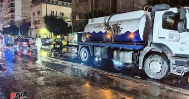 محافظ الإسكندرية: استمرار رفع درجة الطوارئ لمواجهة أمطار نوة المكنسة