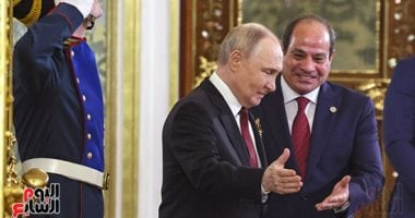 بوتين: روسيا تدعم تنمية مصر في إطار الشراكة والتعاون الاستراتيجي