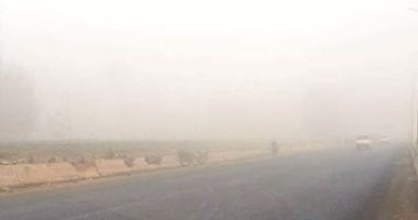 إغلاق الطريق الصحراوي عند بوابات الإسكندرية بسبب الشبورة