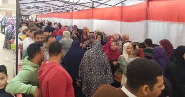 استئناف التصويت بلجان الانتخابات بعين شمس والمطرية بعد انتهاء ساعة الراحة