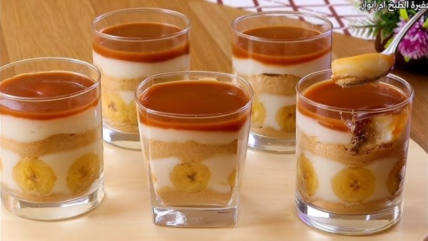 مهلبية الموز والتوفي: طريقة التحضير