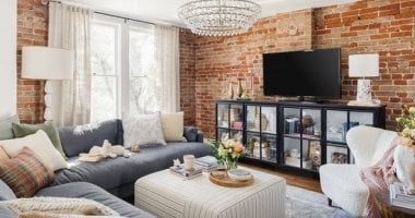 5 حيل ديكور لمنطقة التليفزيون في غرفة المعيشة الصغيرة – موضة 2026