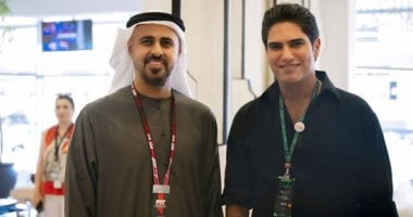 أحمد أبو هشيمة يلتقي خالد بن محمد بن زايد وذياب بن محمد بن زايد