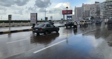 ثاني أيام نوة قاسم.. أمطار رعدية على الإسكندرية غدًا