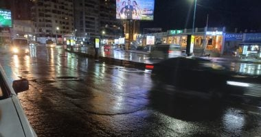 أمطار رعدية في إسكندرية مع نوة قاسم والصرف الصحي يرفع حالة الطوارئ