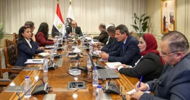 وزير قطاع الأعمال يلتقي مسئولي مركز المعلومات لمراجعة ملفات العمل