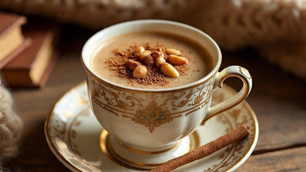 السحلب بالمستكة: مشروب دافئ للشتاء