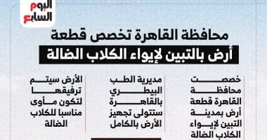 تفاصيل تخصيص قطعة أرض بالقاهرة لإيواء الكلاب الضالة—انفوجراف